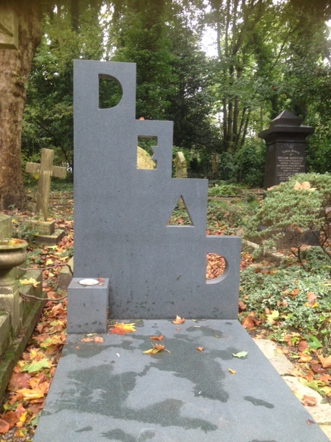 Patrick Caulfield's grave